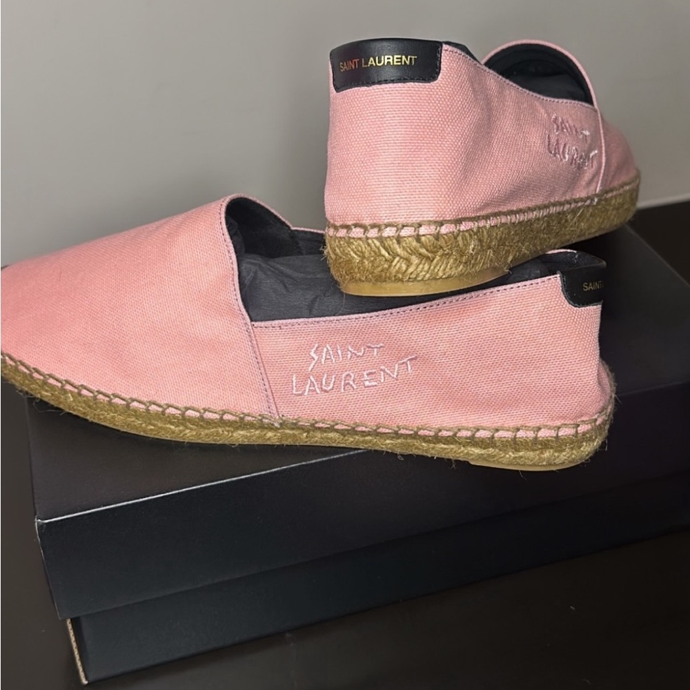 Saint Laurent  Canvas Espadrilles new in box